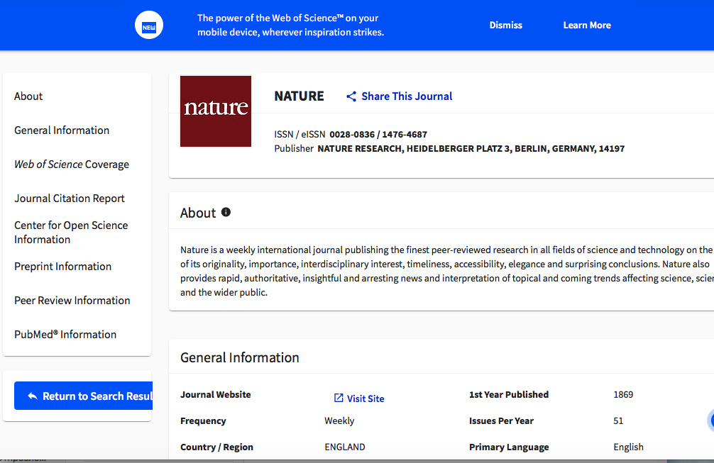 Журналы scopus и web of science